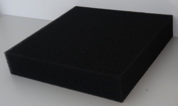 Filtermatten Schwarz 50x50x10